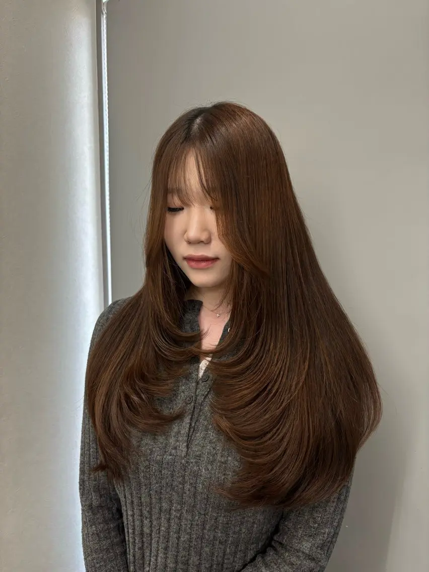 ロング mitty aikaのヘアスタイル
