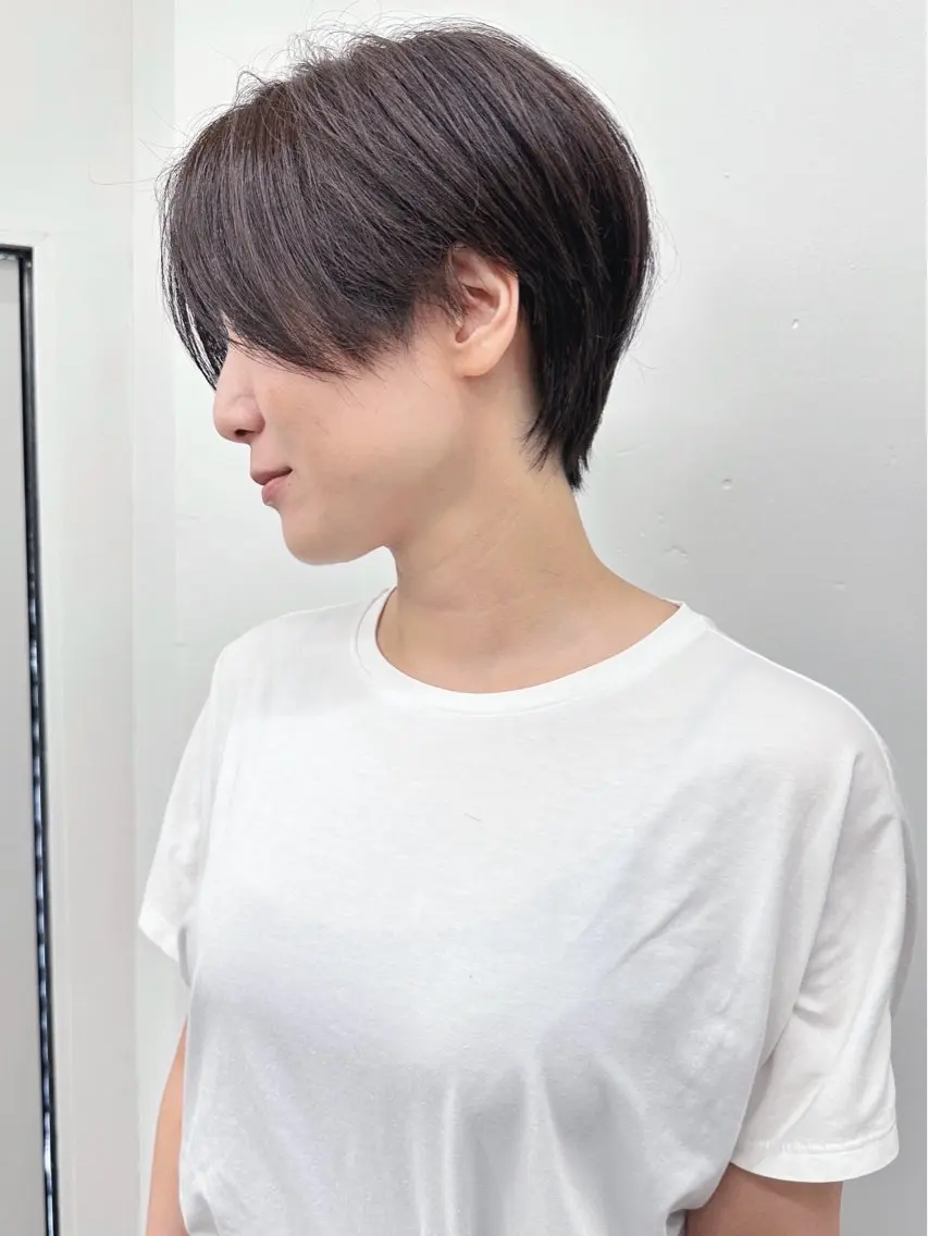 ショート カット ヘッドスパ ボブ/ゆるふわ ボブパーマ/とういのヘアスタイル