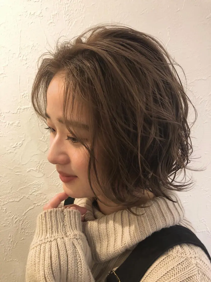 ♦️♩ミニモ限定♩お得!カット&透け感フルカラー&パーマ♩♦️(デジタルパーマ+1500)の写真