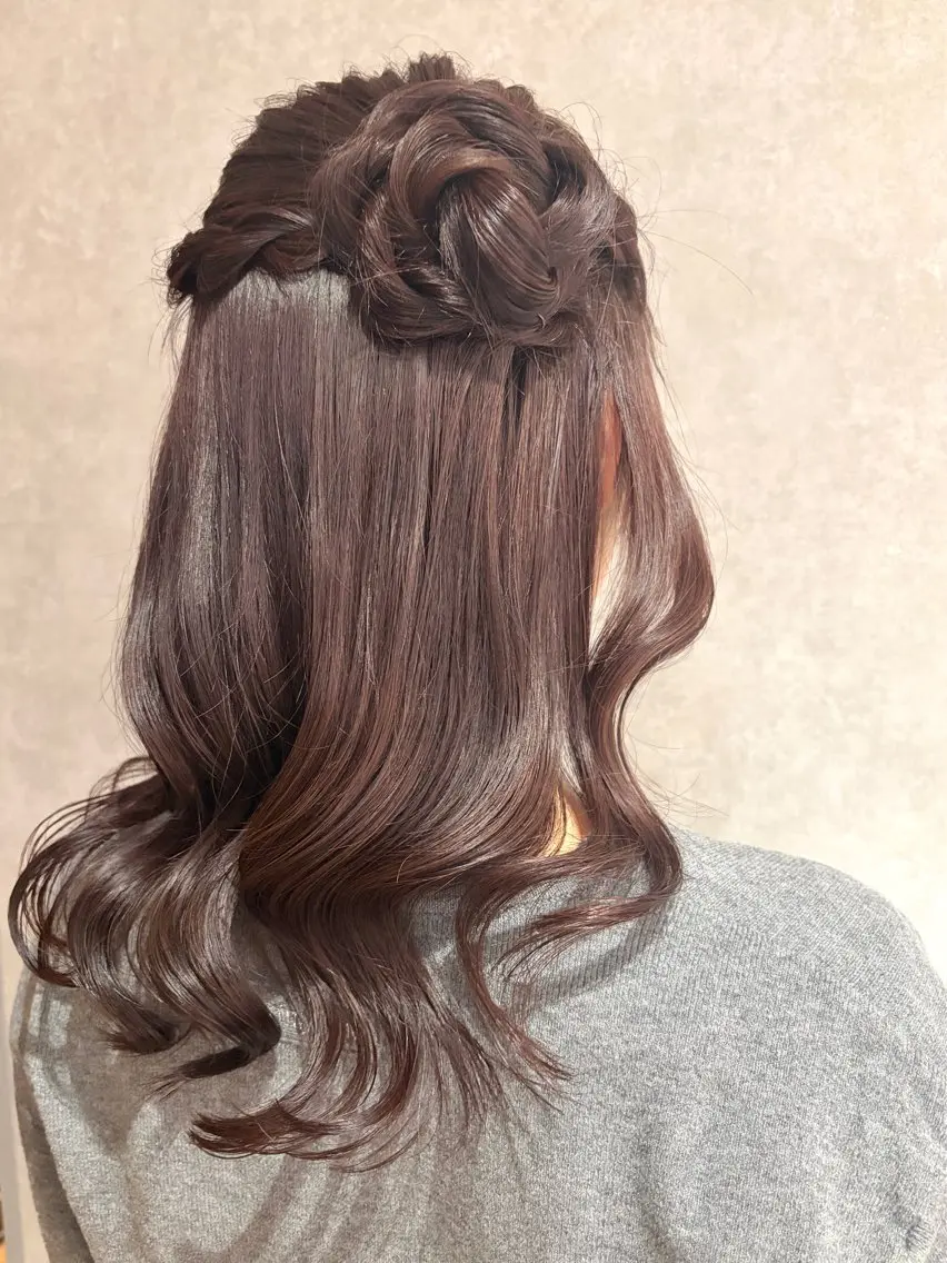 ミディアム ヘアセット 🕊髪質改善 ストレート🕊まいのヘアスタイル