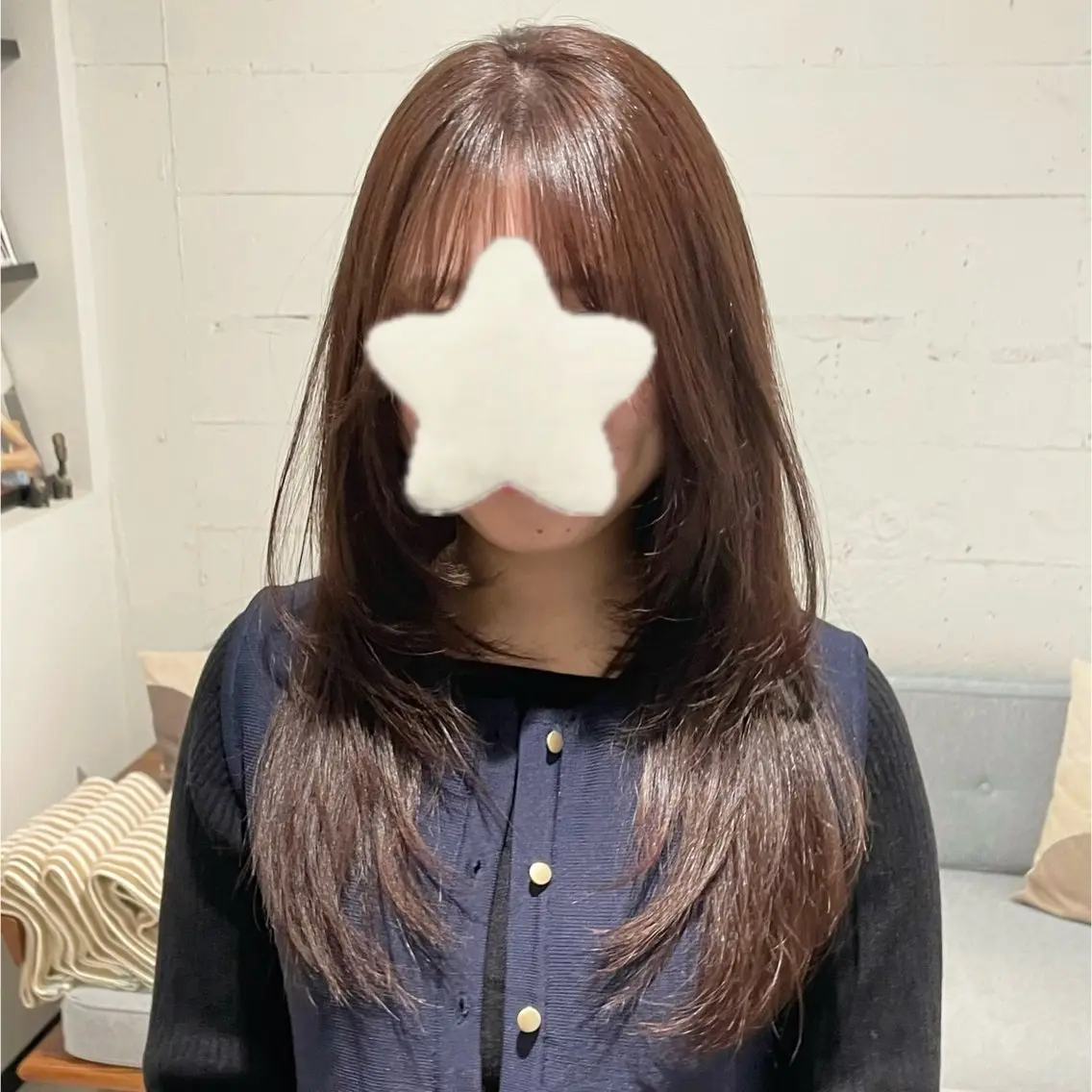 ロング カラー ヘアカラー トリートメント 暖色カラー / rio🐏 / 目黒のヘアスタイル