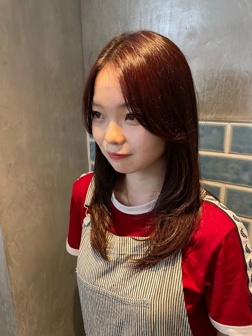 ロング カラー パーマ 似合わせカット✂︎ りょお🫧のヘアスタイル
