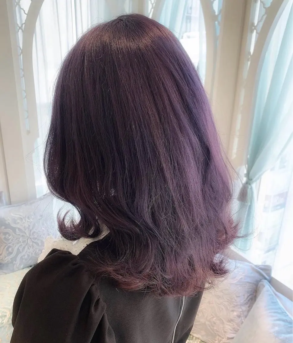 セミロング カラー ヘアカラー 三井 千里のヘアスタイル