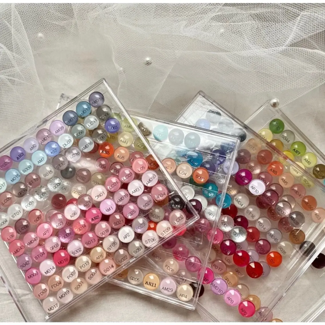 ネイル カジュアル クリアネイル ゴージャス パステルネイル 春ネイル k-two nailのネイルデザイン