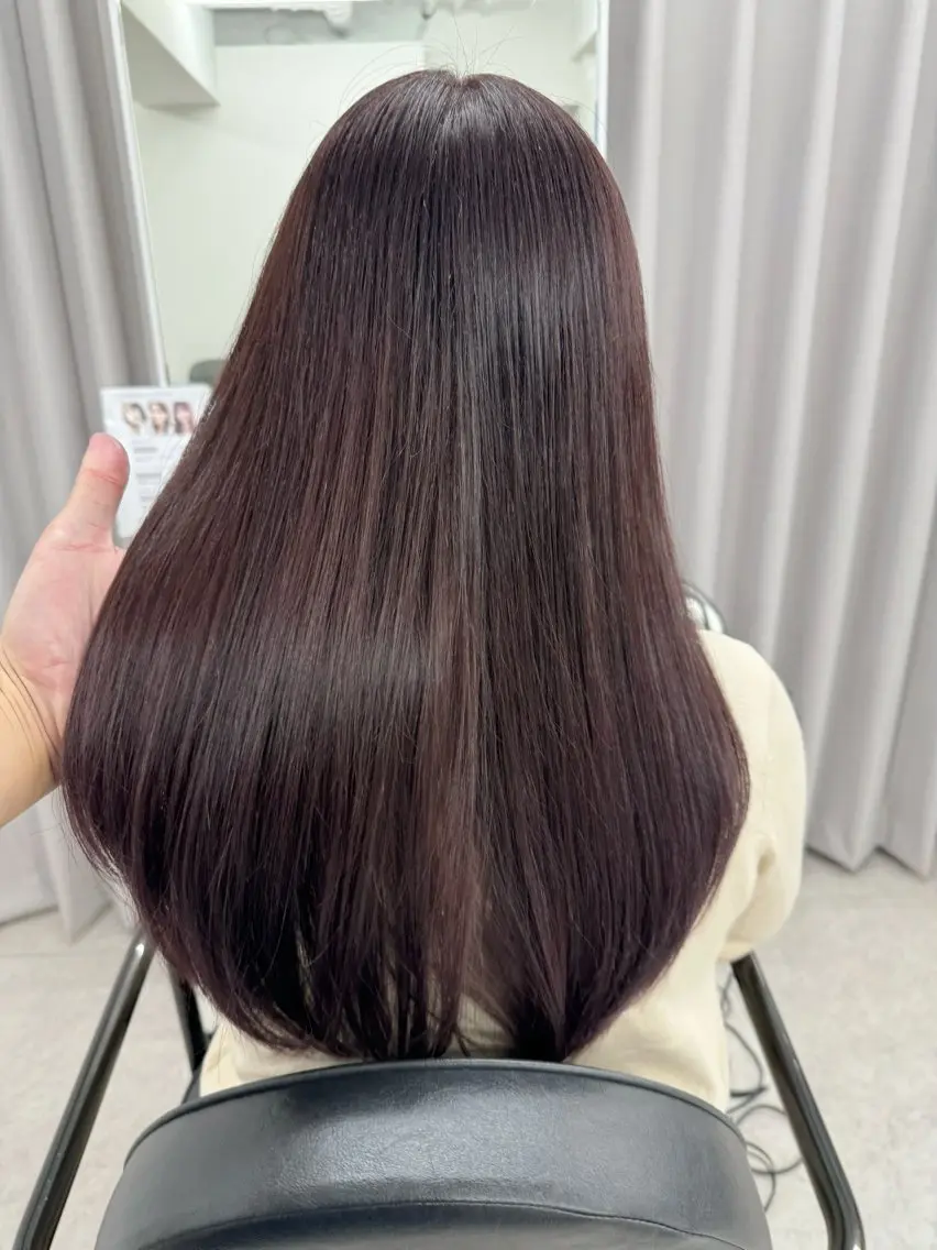 ロング カラー 髪質改善 縮毛矯正 カット ヘアカラー トリートメント ヘッドスパ 縮毛矯正×髪質改善 店長　DAITOのヘアスタイル