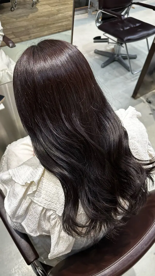 セミロング カラー ブラウンカラー ピンクカラー ヘアカラー fifth原宿 宮部蓮のヘアスタイル