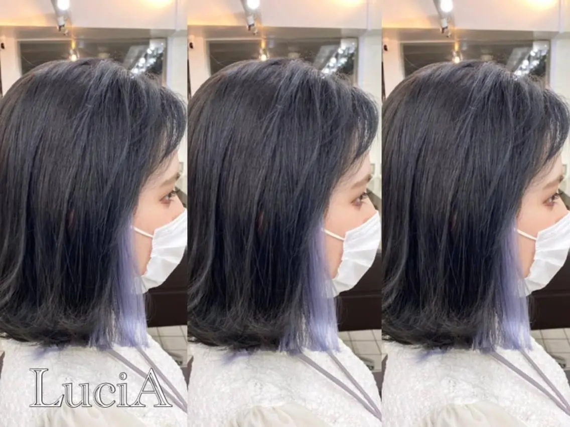 ロング カラー ヘアアレンジ エクステ トリートメント LuciA/エクステ カラー7:30〜のヘアスタイル