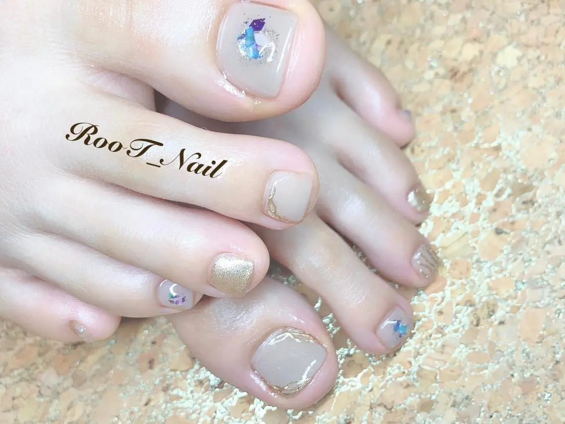 メンズ キッズ ネイル フットネイル RooT Nailのネイルデザイン