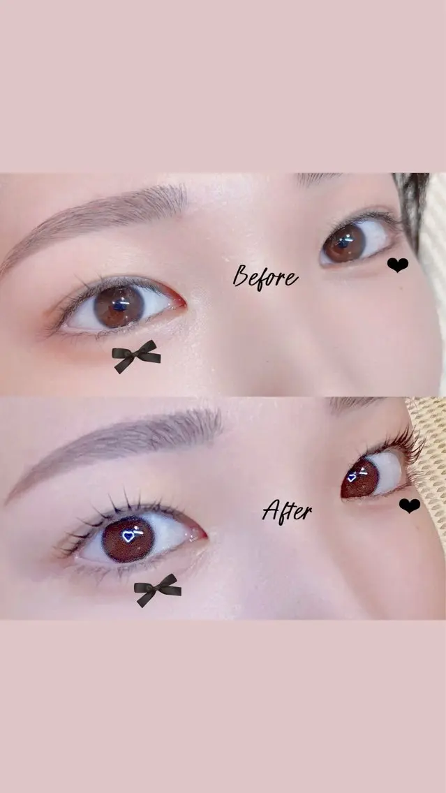 マツエク・マツパ 韓国風マツエク ぱっちり🎀eye /恵比寿Ange🪽の眉毛・アイブロウイメージ