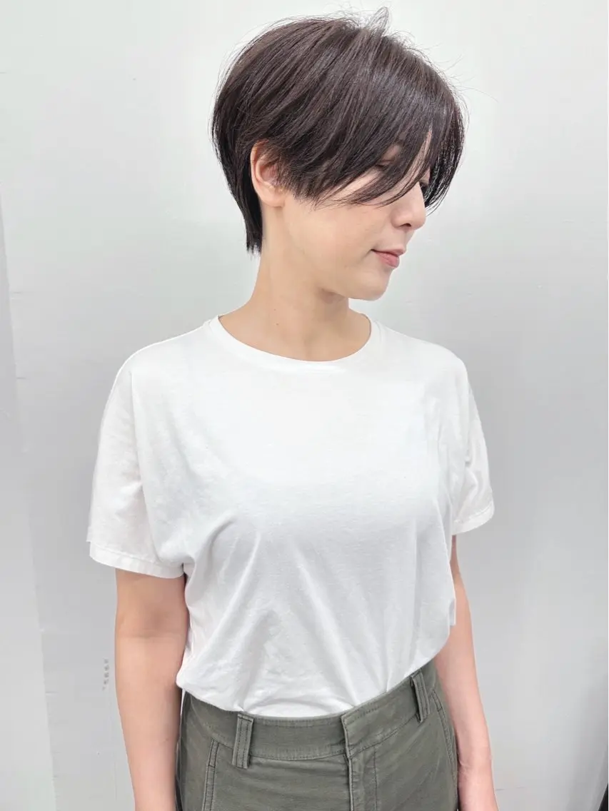 ショート カット ヘッドスパ ボブ/ゆるふわ ボブパーマ/とういのヘアスタイル