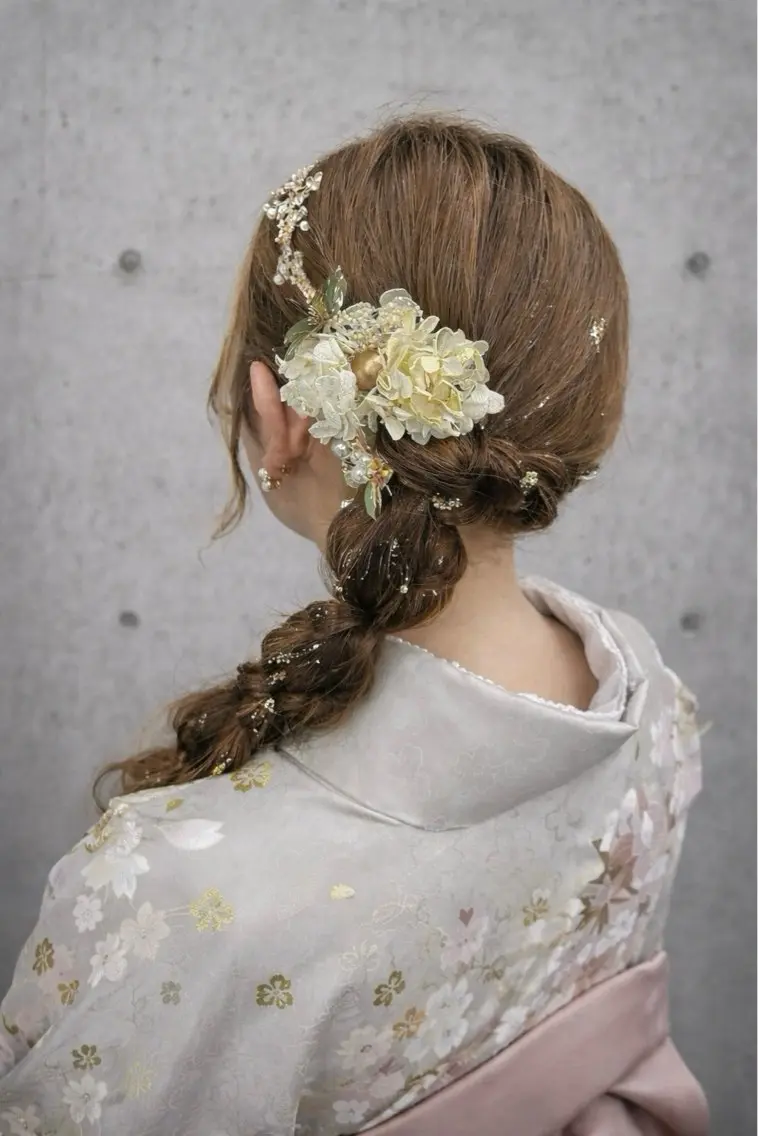 ロング 入学式 卒業式のヘアスタイル ヘアセット HAMAMOTO MADOKAの眉毛・アイブロウイメージ