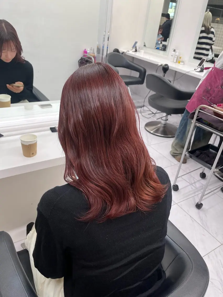 カラー 🥀韓流暖色ヘア 🥀yuzukiのヘアスタイル