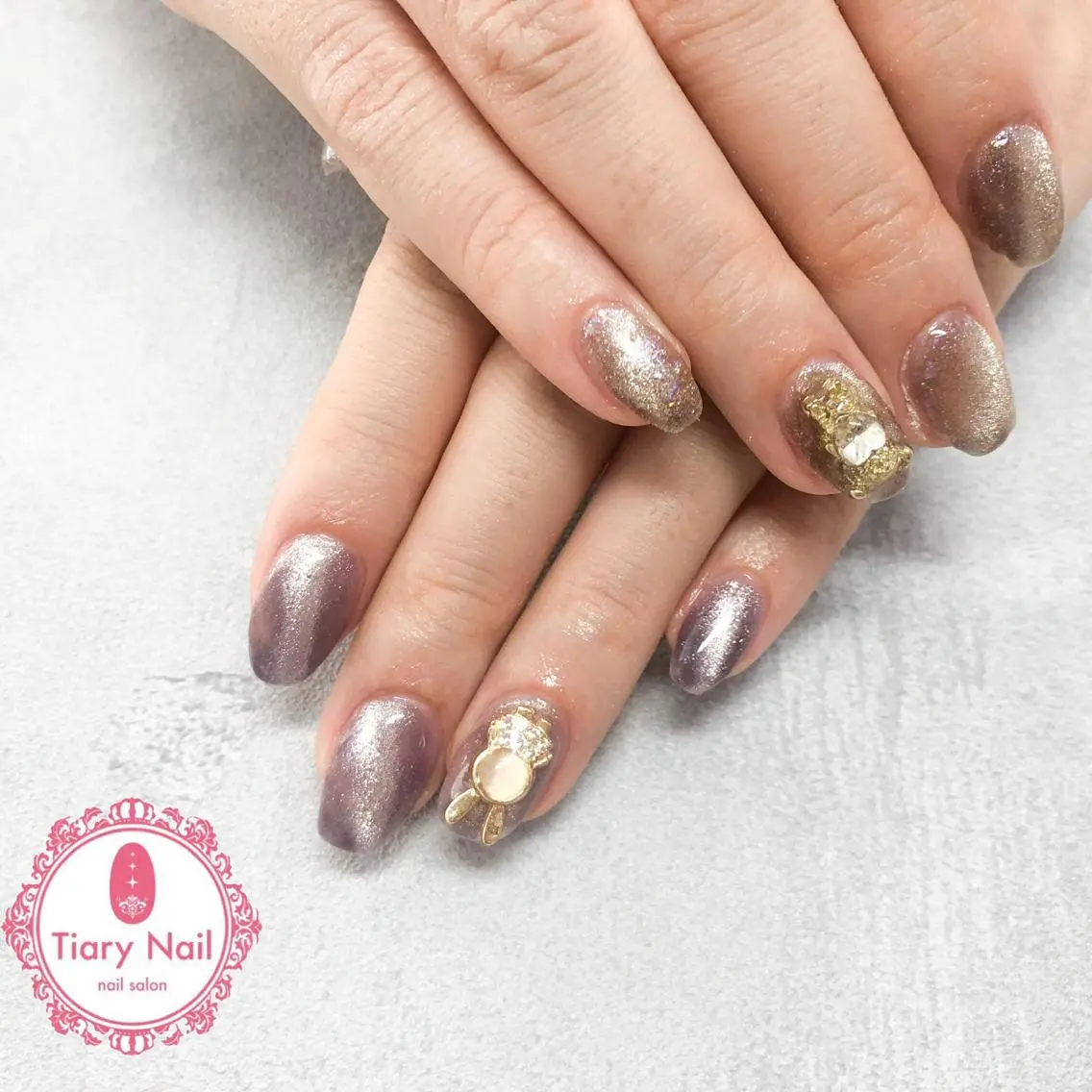 ネイル tiarynail K K🐼のネイルデザイン
