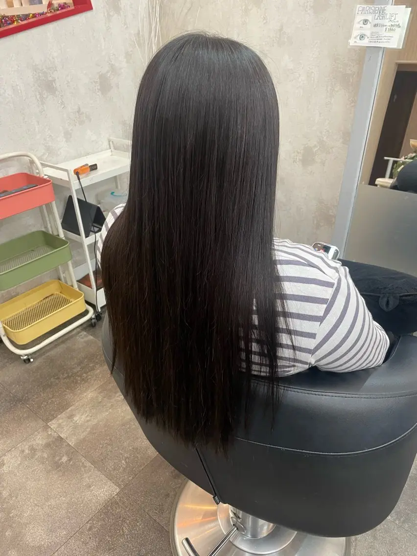 ロング 藤田 麗安のヘアスタイル