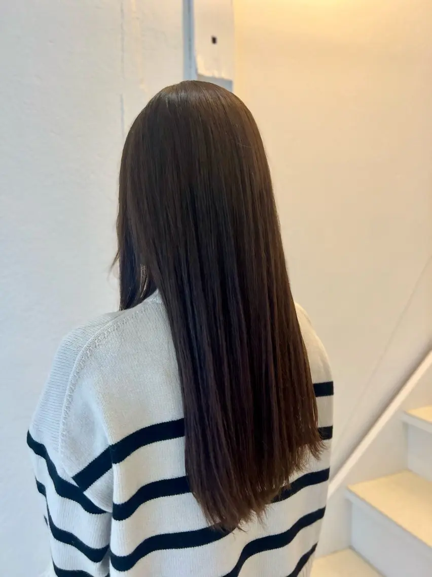 ロング トリートメント ヘアカラー newi京橋 yukaのヘアスタイル