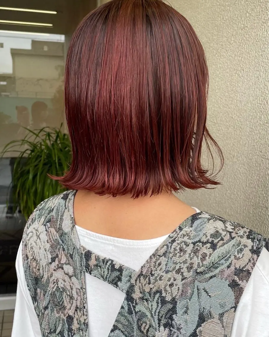 ミディアム カラー 三浦 悠のヘアスタイル