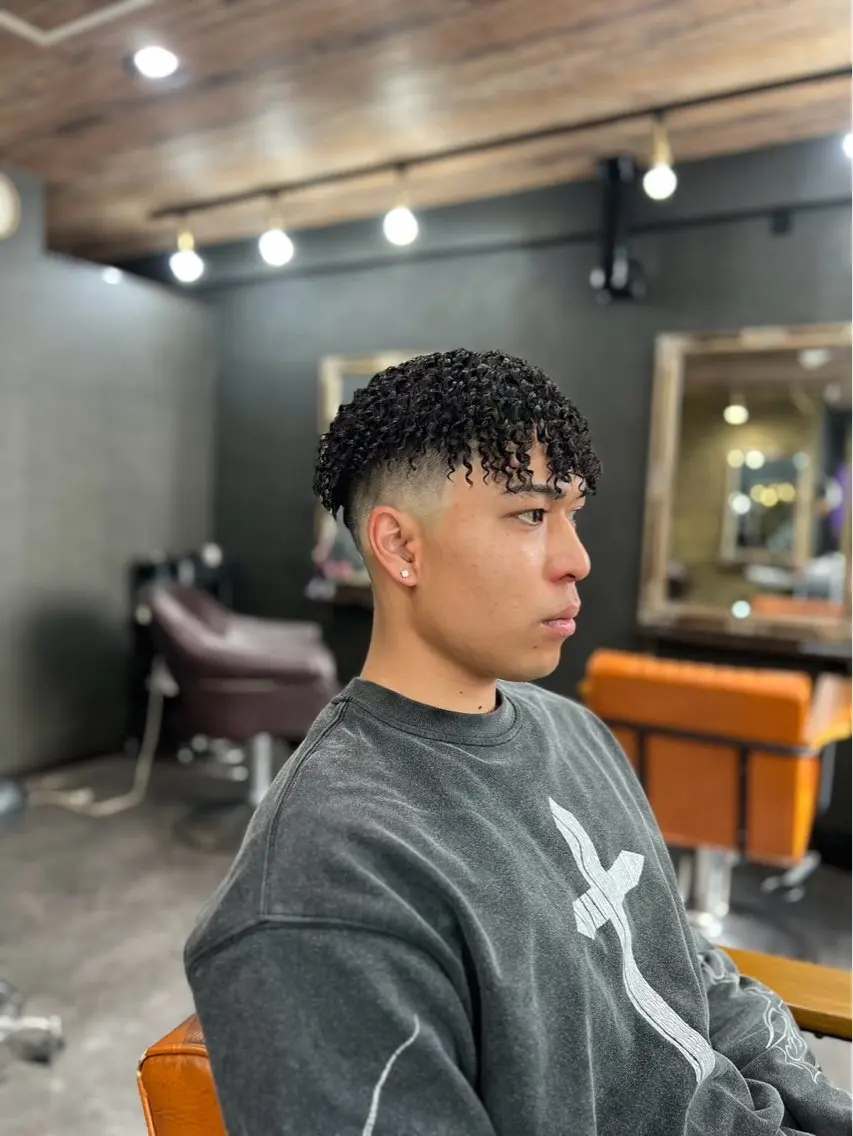 パーマ パーマ 比嘉 志温のヘアスタイル