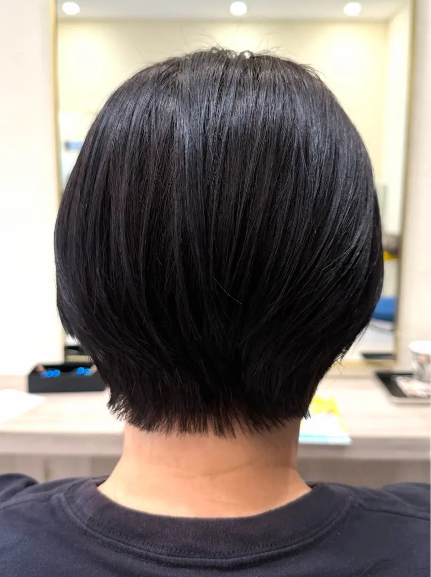 ミディアム カラー カット ヘアカラー トリートメント 長沖彩加/メンズ/ ツイスパ/ハイライトのヘアスタイル