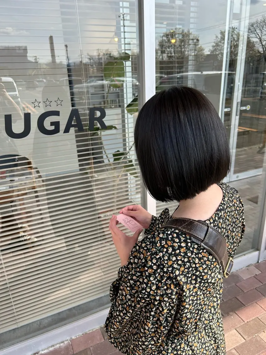 ショート カット ヘアカラー トリートメント SUGAR/ソウ みたけのヘアスタイル