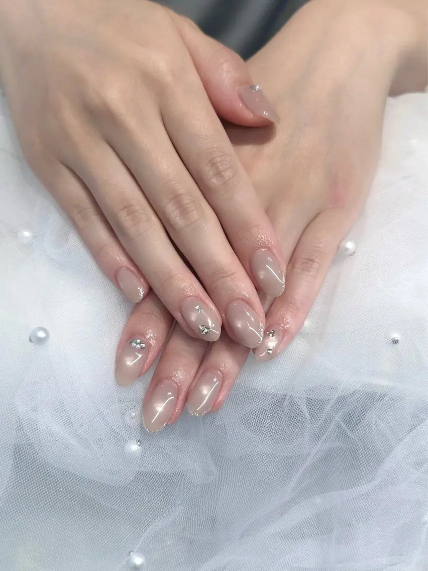 ネイル シンプルネイル ハンドネイル ハンドケア 𝒚𝒖𝒛𝒖 ˖ ࣪⊹のネイルデザイン