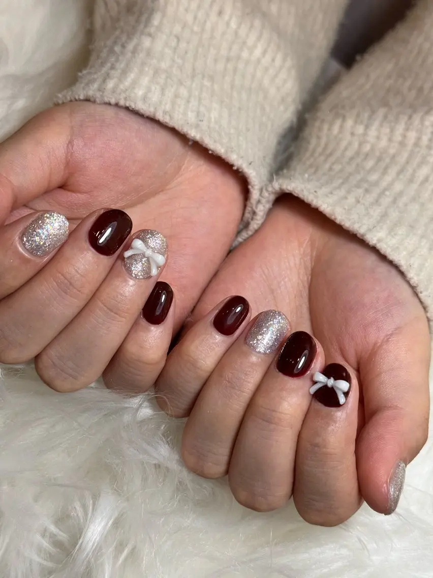 ネイル 冬ネイル クリスマス ハンドネイル ayuna ″のネイルデザイン