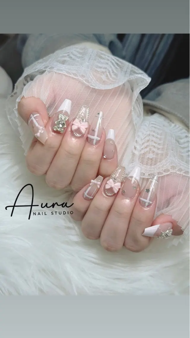 ネイル ハンドネイル Aura Nail HanNaのネイルデザイン