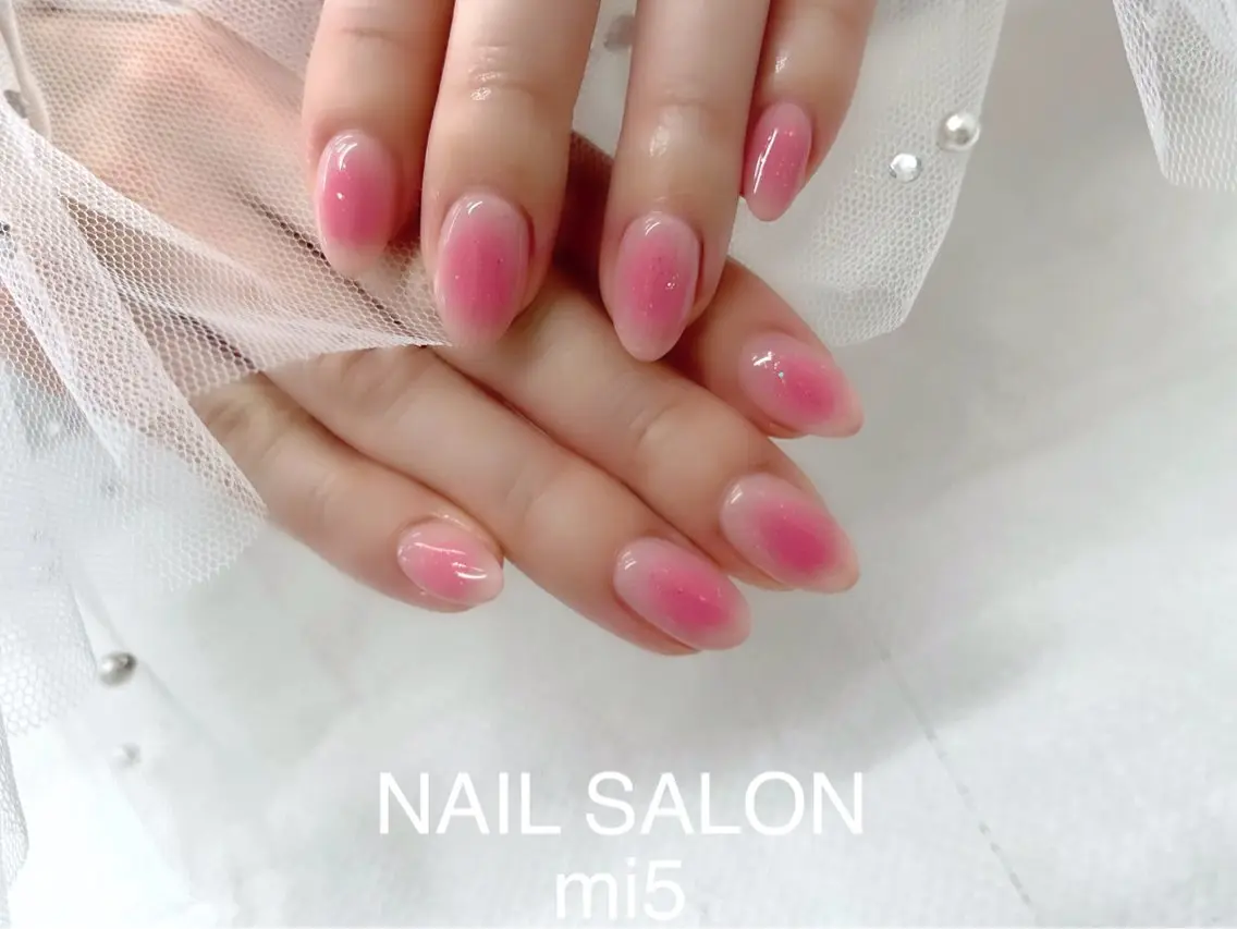 ネイル チークネイル NAIL SALON mi5／Momokoのネイルデザイン