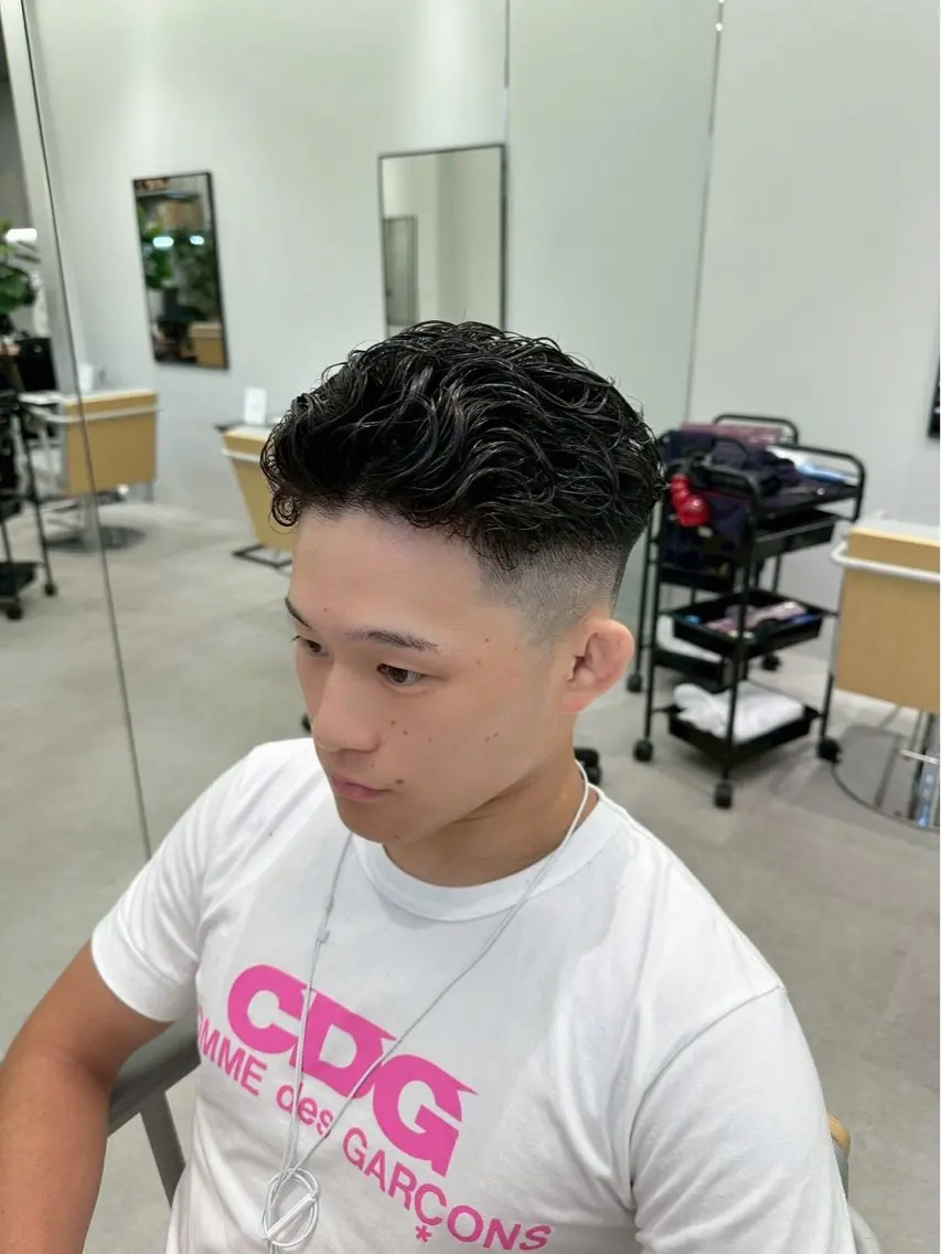 ショート パーマ メンズ Joule 大分メンズのヘアスタイル