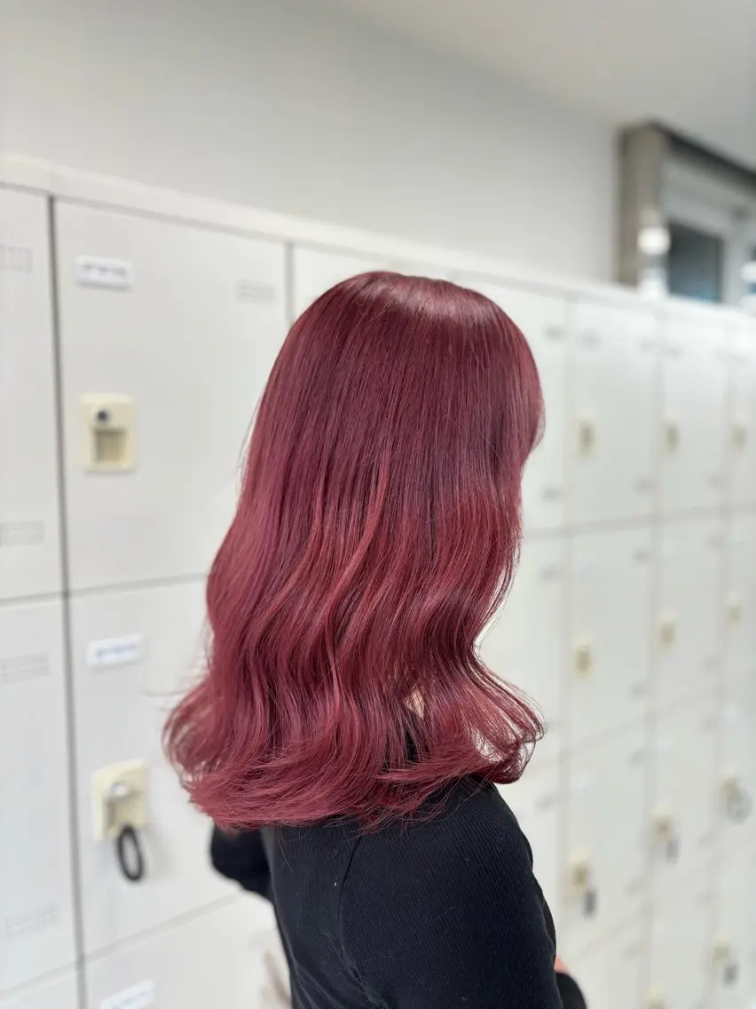ロング カラー ヘアカラー ヘッドスパ ヘアセット 🫧韓国風透明感 ヘア🫧towaのヘアスタイル
