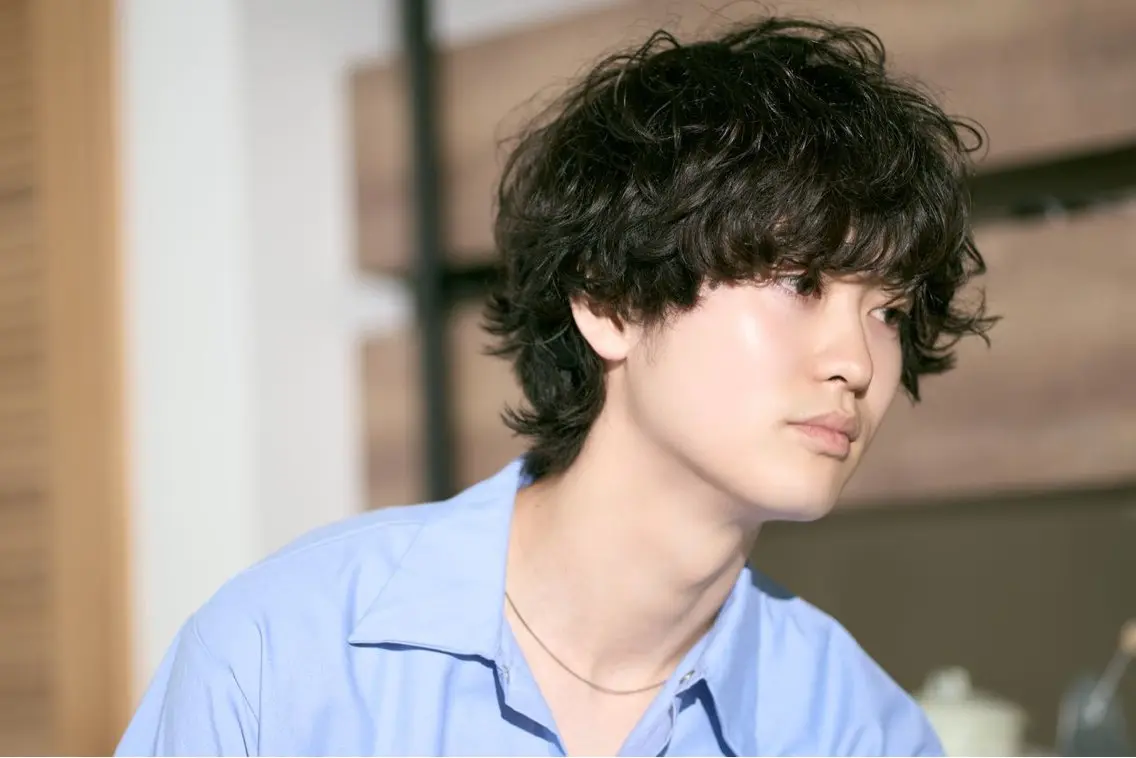 パーマ メンズ カット パーマ 渋谷パーマNo.1 うえちりくのヘアスタイル
