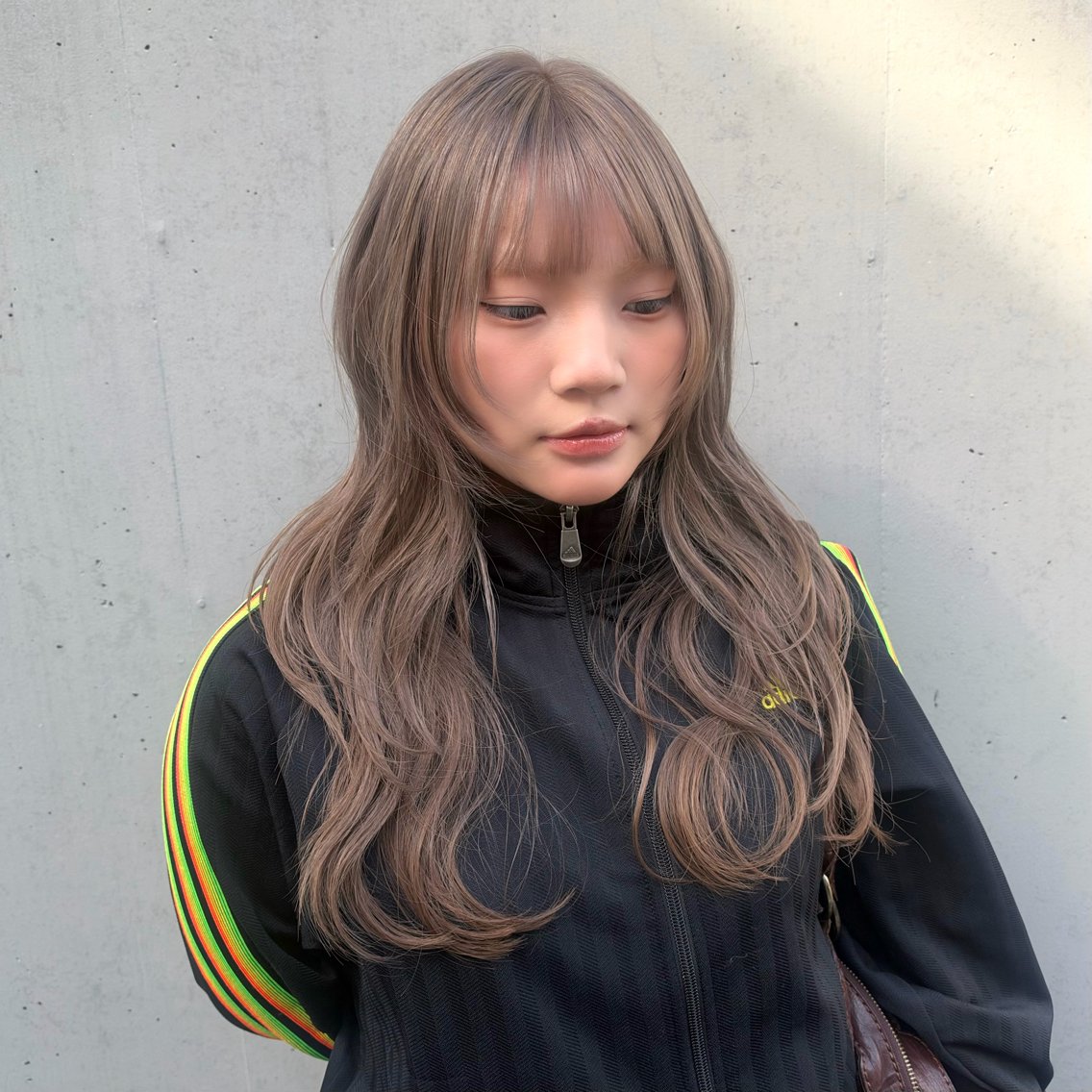 カラー ヘアカラー サラ艶/韓国ヘア ︎🌟璃奈 (リナ)のヘアスタイル