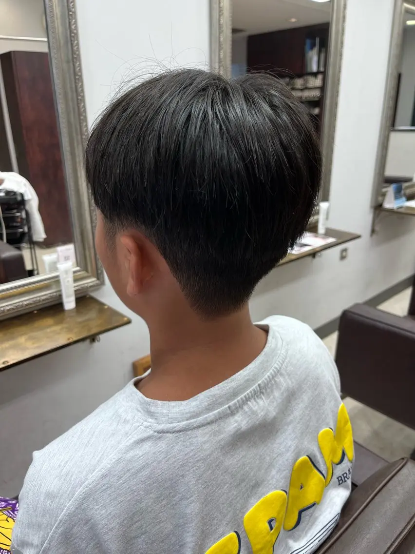 ショート メンズ キッズ 産休の為お休みです! 小島凜のヘアスタイル