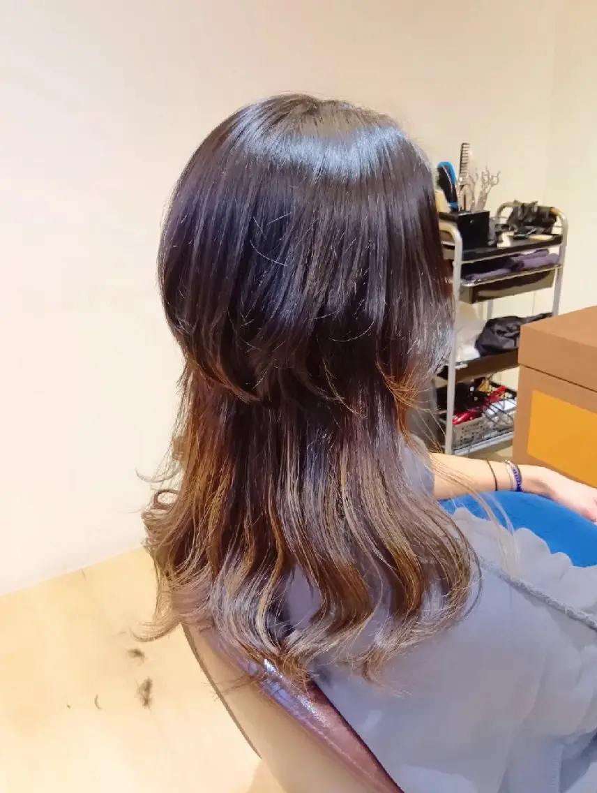 ロング ハイレイヤー レイヤーカット ウルフカット ウルフレイヤー カット トリートメント 小林暢🌟Orque 髪質改善サロン🌙のヘアスタイル