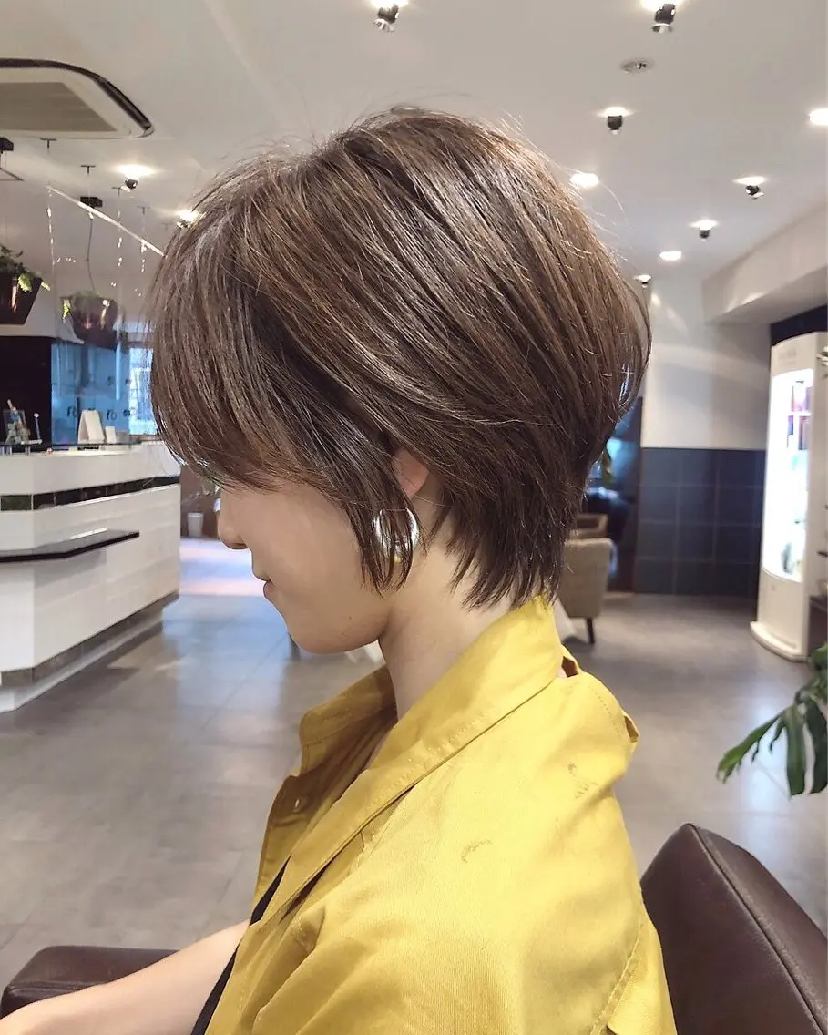 ショート ショートヘア 🌱ヘッドスパ🌱 愛衣香🫧のヘアスタイル