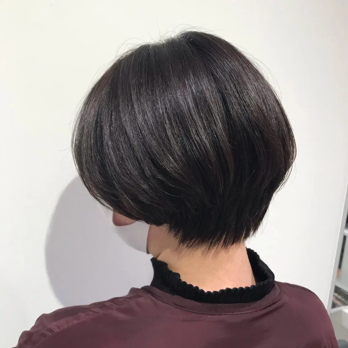 ショート カラー ブリーチ グレージュ ブリーチなしカラー カット ヘアカラー 【暖色カラー特化】 中山由梨のヘアスタイル