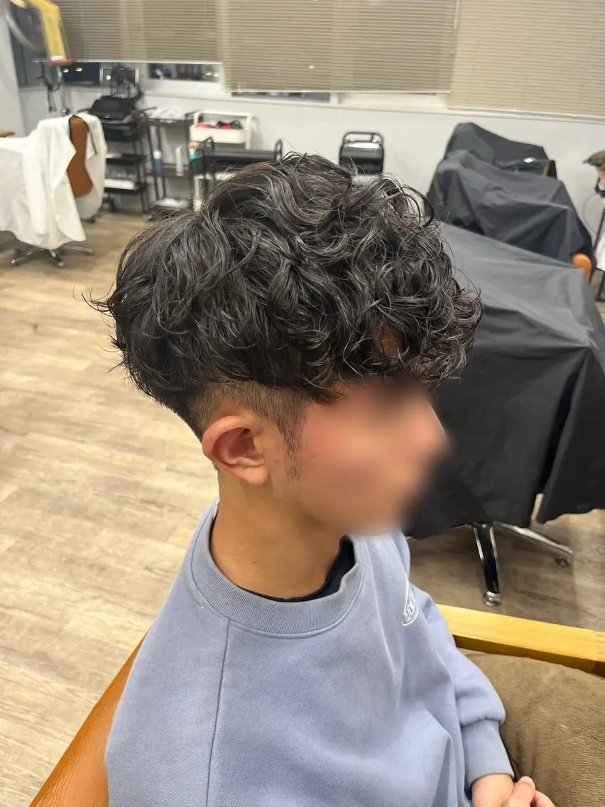 【 メンズ限定⠀】 メンズカット ➕ パーマ 🌀の写真