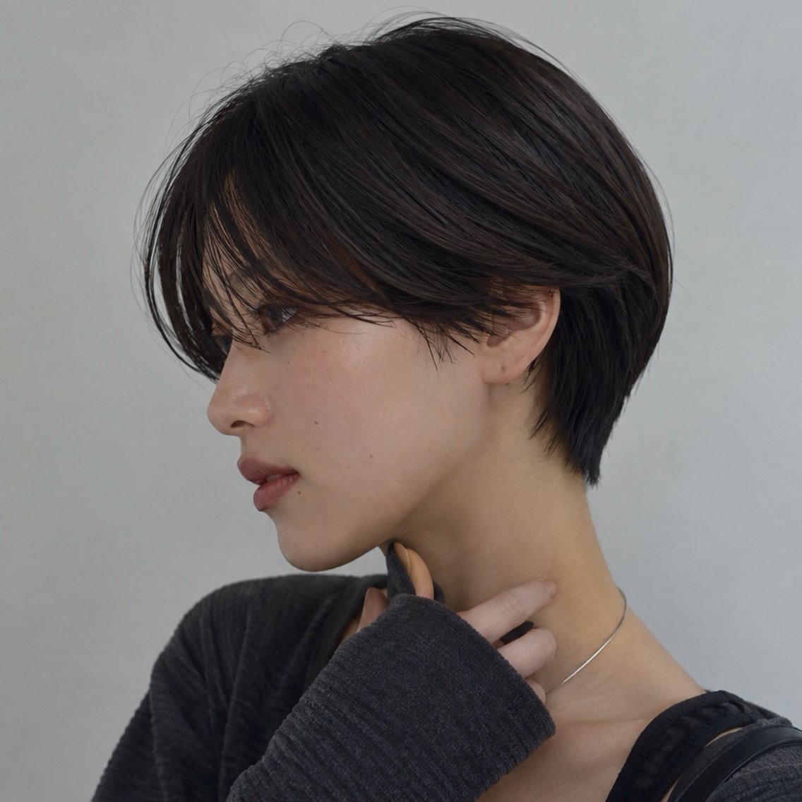ショート カット ヘアカラー トリートメント カット特化/ 荒井史行/新宿三丁目のヘアスタイル