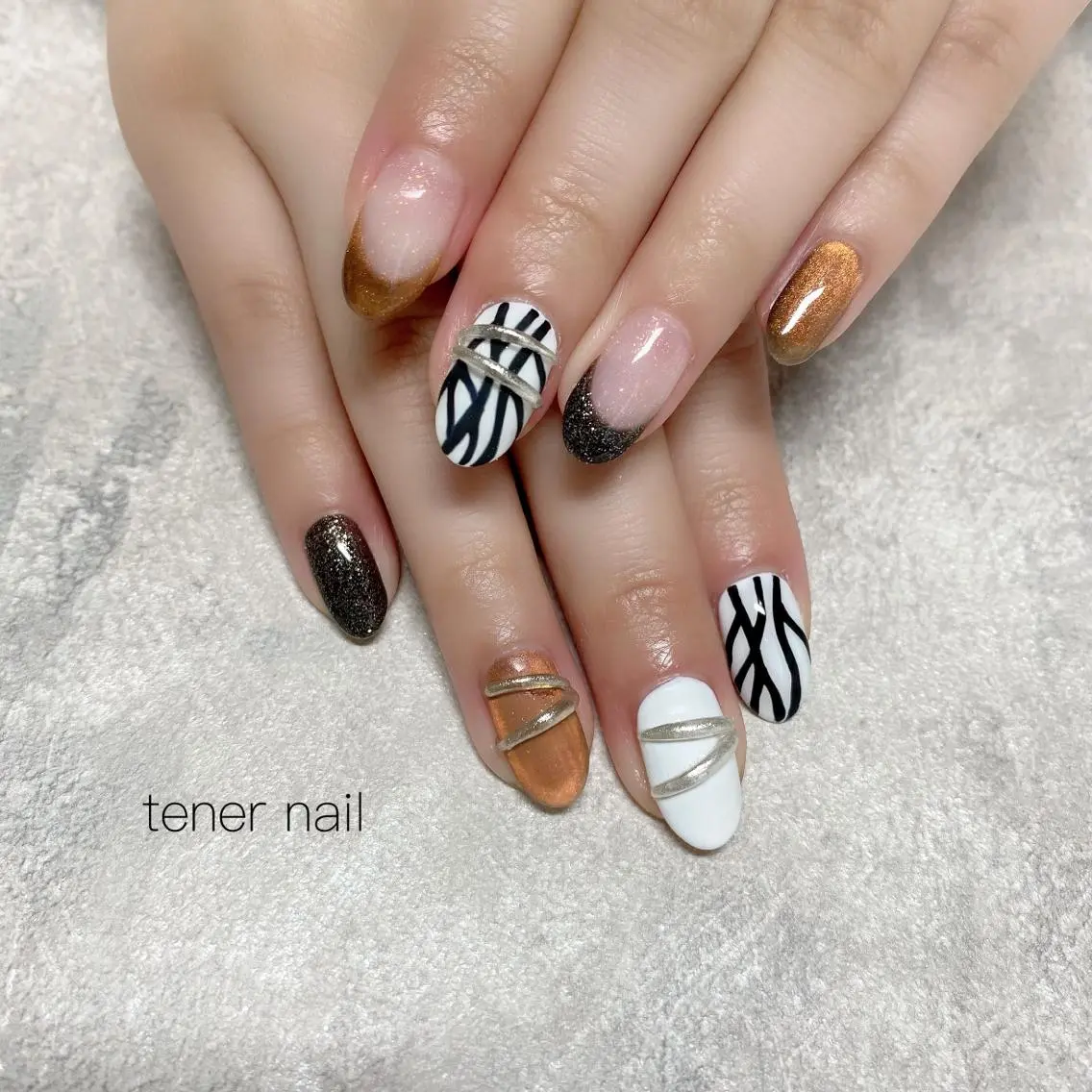 ネイル マグネットネイル テネルネイル tener nailのネイルデザイン