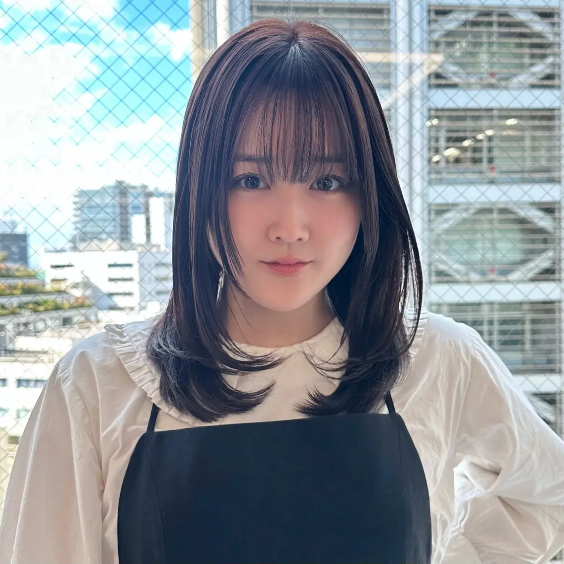 ミディアム カラー カット ヘアカラー トリートメント ブリーチなし/レイヤ ー特化🌈Tommyのヘアスタイル