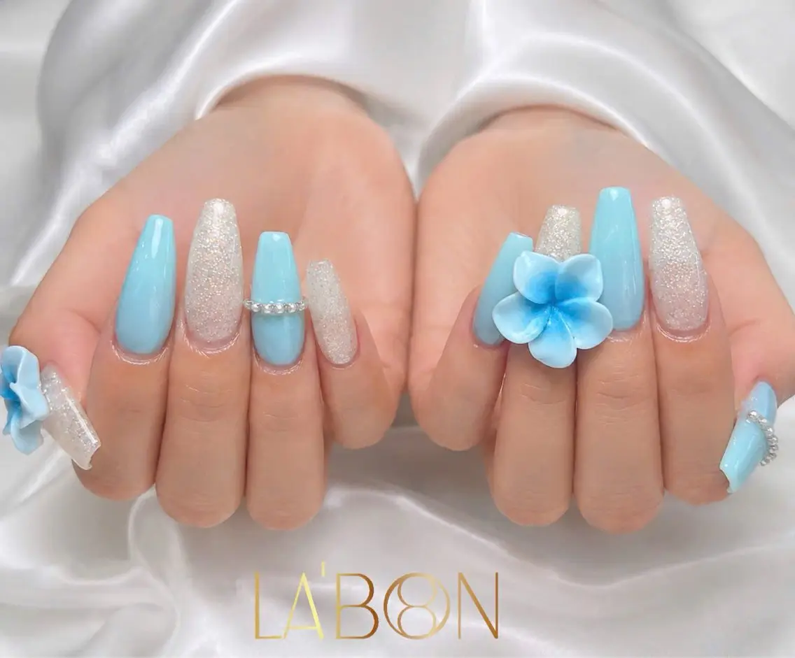 ロング Hana✴︎ Labon Artのネイルデザイン