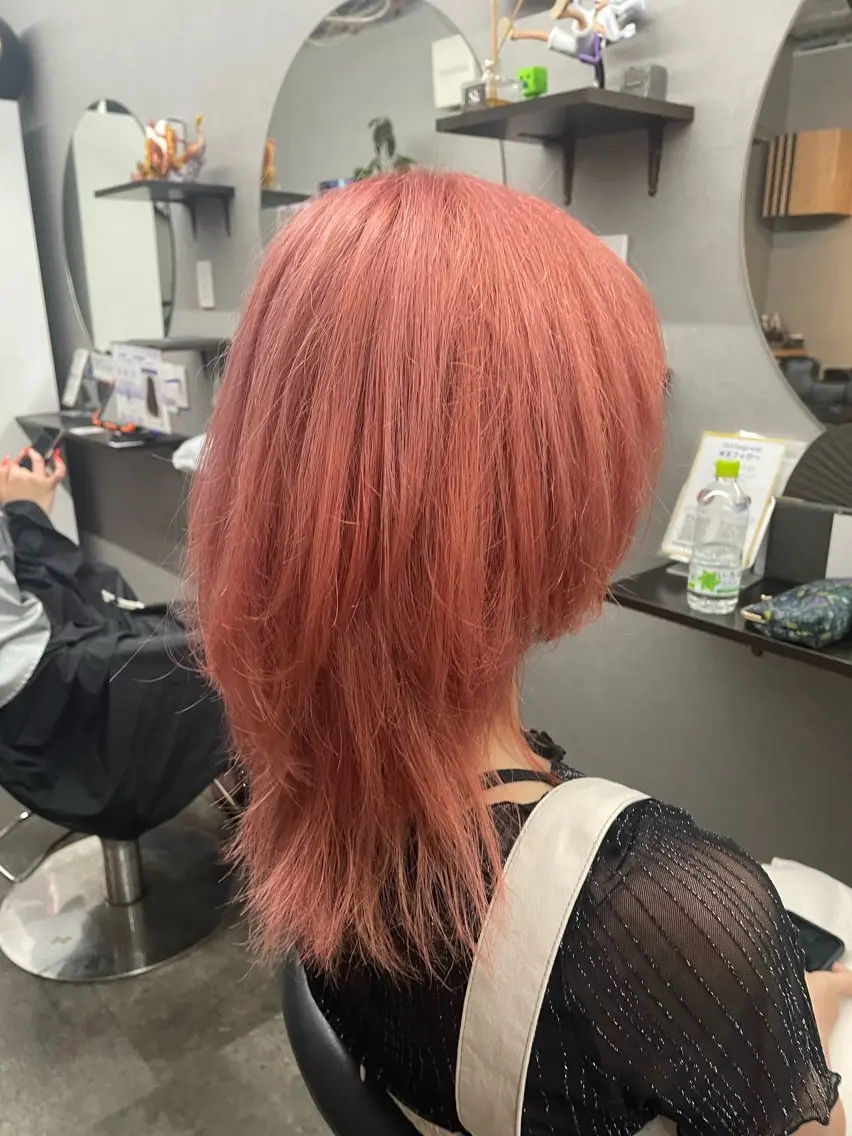 カラー ヘアカラー ヘアセット 🌹ミラクル美容師 🌹ブリーチくっぽのヘアスタイル