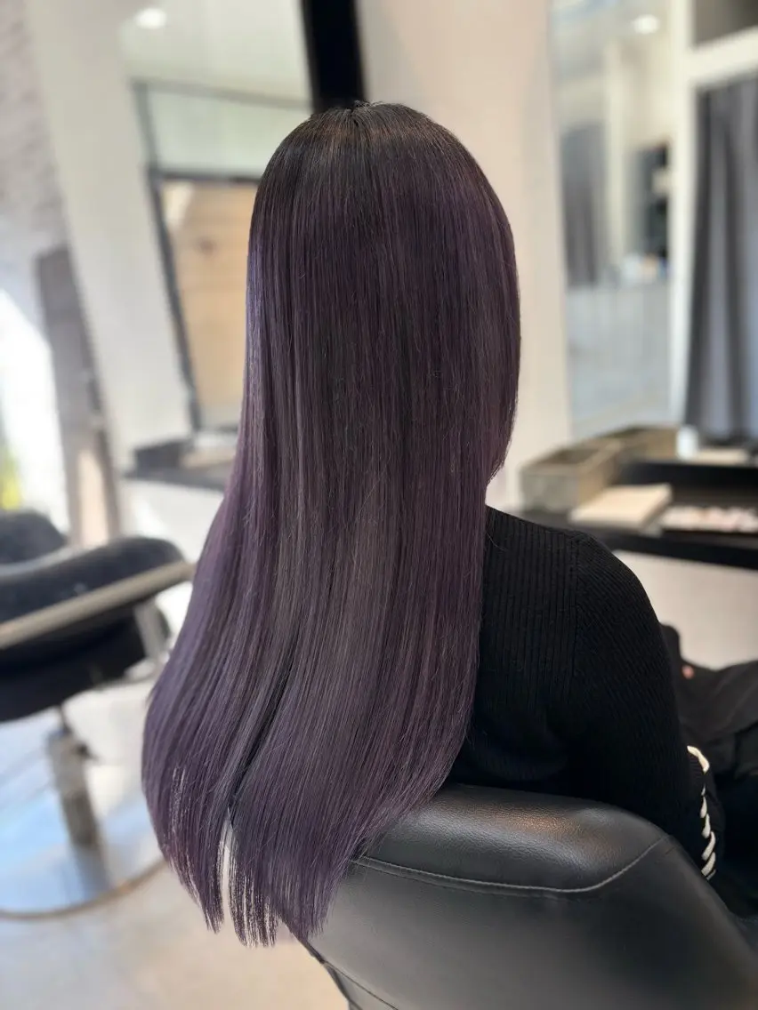 ロング カット ヘアカラー 美容室シャルム⭐️ 清水　勇希🩷のヘアスタイル