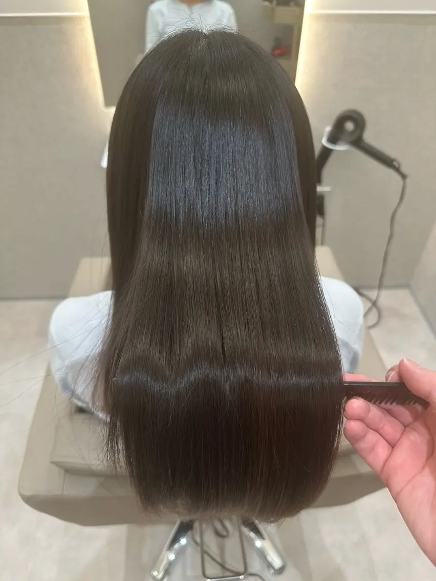 カット+カラー+髪質改善トリートメントの写真