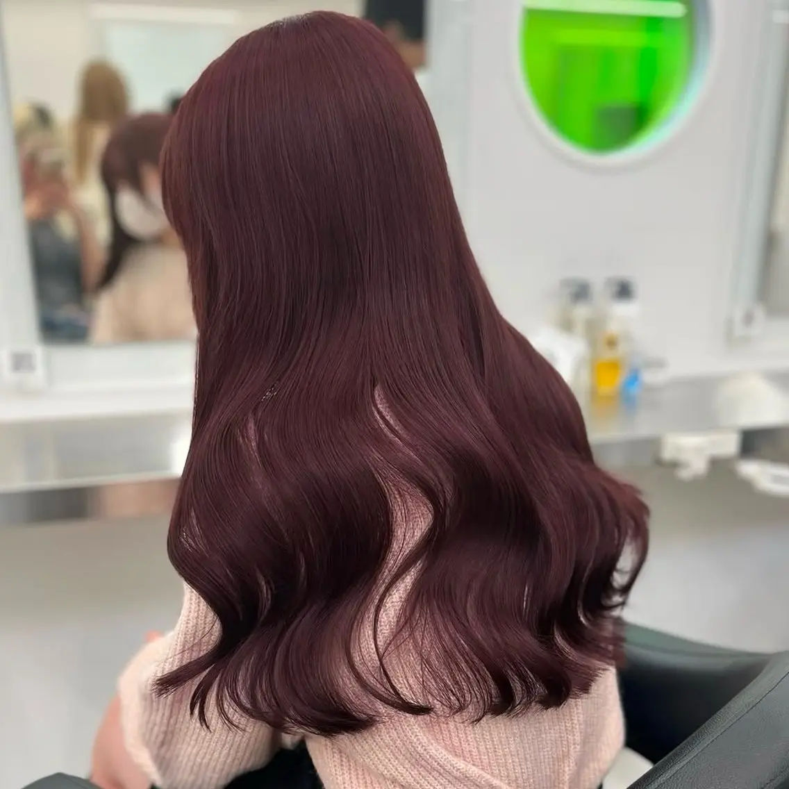 ロング カラー カットパーマモデル 募集🎀SHIONEのヘアスタイル