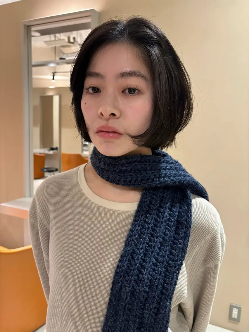 カラー 石川 心々のヘアスタイル