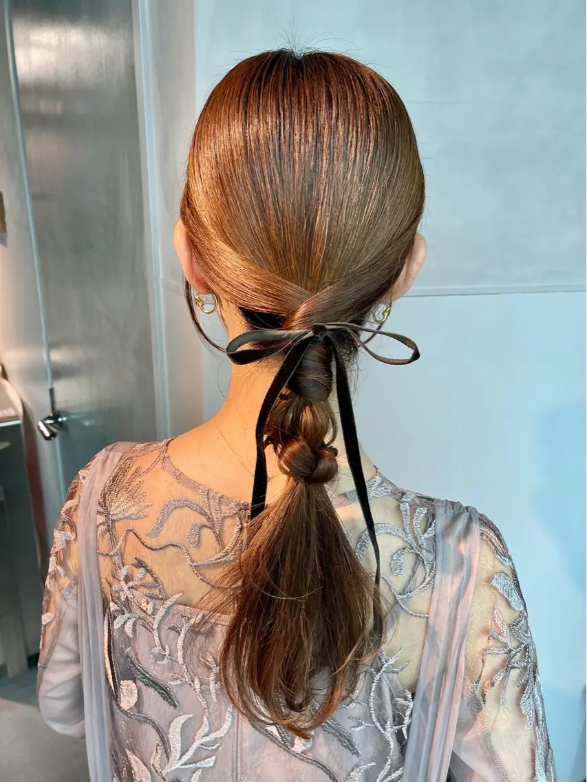 ヘアアレンジ ヘアセット 透明感カラー💎 アレンジ🩰Rimiのヘアスタイル
