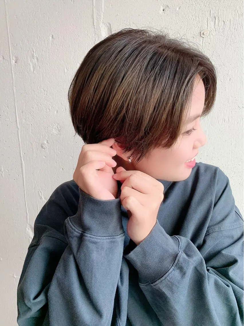 men'sもOK🙆♂️ボブ、ショート💖✨愛され⭐️似合わせデザインカット⭐️スキャルプシャンプー込🧸¥5600の写真