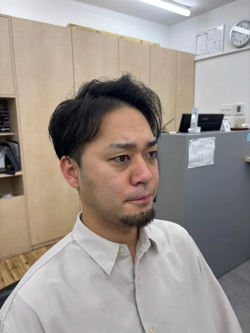 ミディアム メンズ 松澤 侑哉のヘアスタイル