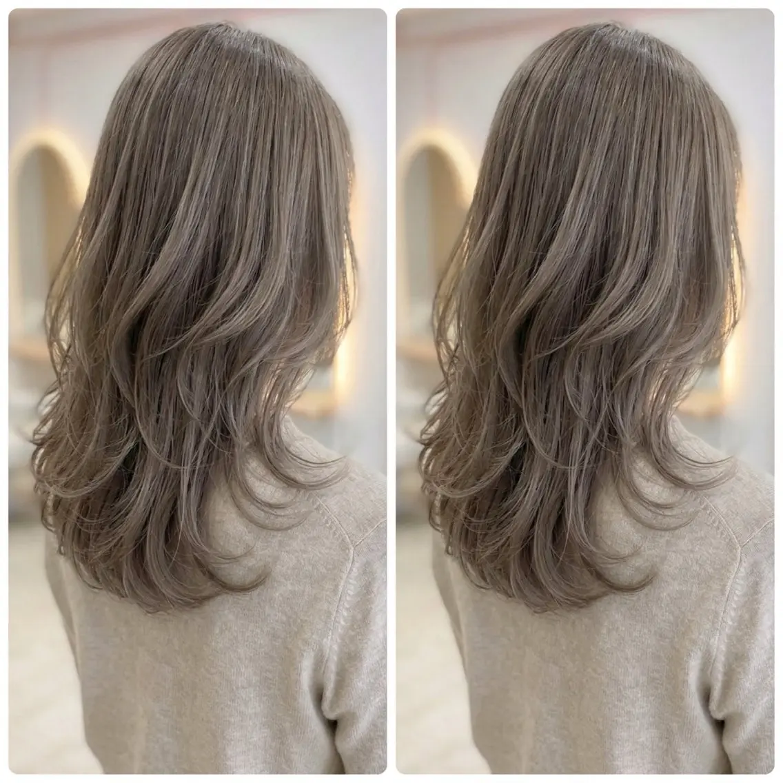 ロング レイヤーカット 2ヵ月先までまとまる レイヤー🫧若葉🪞のヘアスタイル