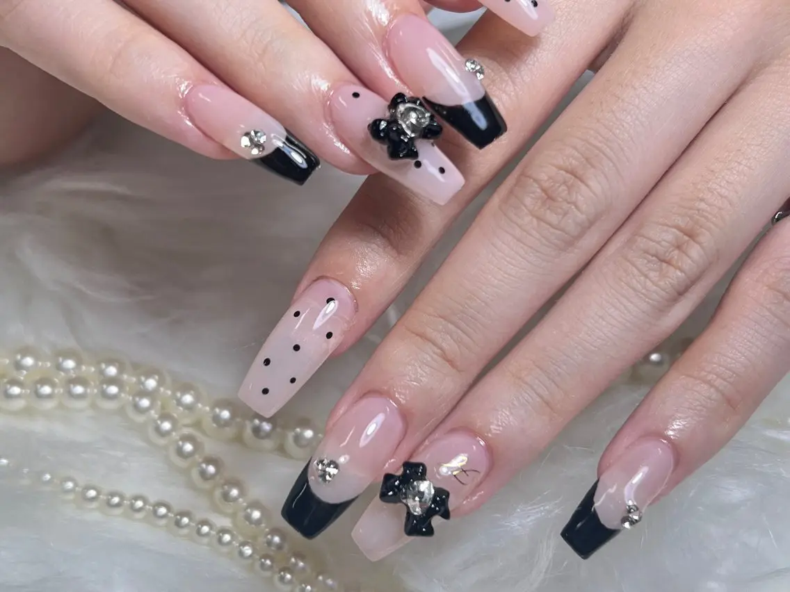 ネイル 長さ出し スカルプネイル ワンホンネイル ハンドネイル Moa nailのネイルデザイン